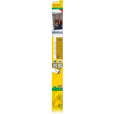 Abbildung von SCHELLENBERG Insektenschutz Fensterrahmen &quot;Telescope, ausziehbarer Rahmen&quot;, für Fenster bis max. 100 x 120 cm, weiß, 70082