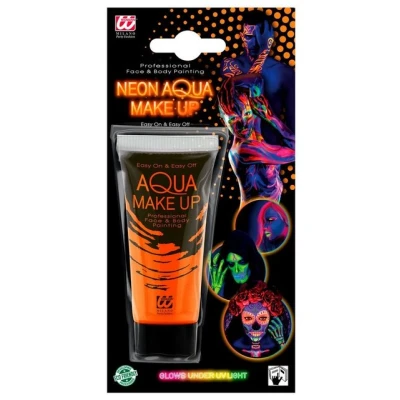 Abbildung von W WIDMANN MILANO Party Fashion Aqua Make Up, in Tube, 30 ml, leuchtet unter UV Licht, Schminke, Karneval, Mottoparty, Halloween