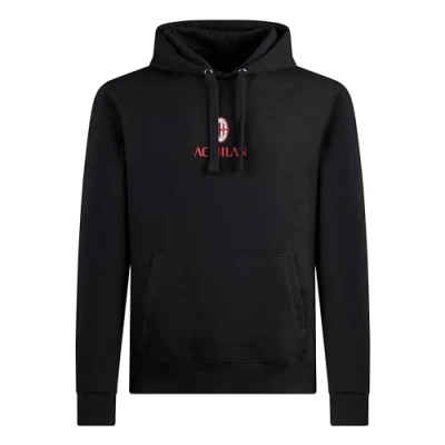 Abbildung von AC Milan Unisex Classic Crest Black_Man Kapuzenpullover, Kornstein, XXL