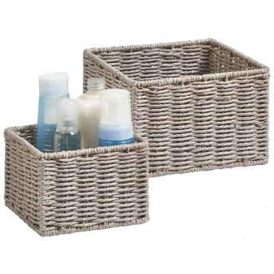 Abbildung von Zeller Present Aufbewahrungskorb &quot;Aufbewahrungskörbchen&quot;, (Set, 2 St.), ideal fürs Bad, Wohnzimmer oder Büro
