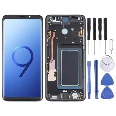 Abbildung von Wigento Für Samsung Galaxy S9 Plus SM G965 Display Full OLED LCD + Rahmen Touch Ersatzteil Schwarz
