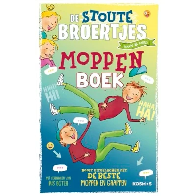 Abbildung von de Stoute Broertjes moppenboek: Nooit uitgelachen met beste moppen en grappen (De Zoete Zusjes)