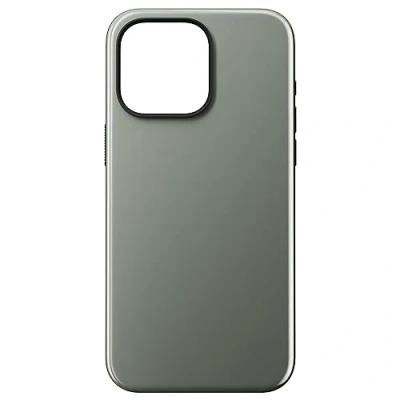 Abbildung von NOMAD Sport Case für iPhone 15 Pro Max Hülle aus Polycarbonat mit TPE Bumper glänzender PET Beschichtung MagSafe kompatibel Coastal Rock
