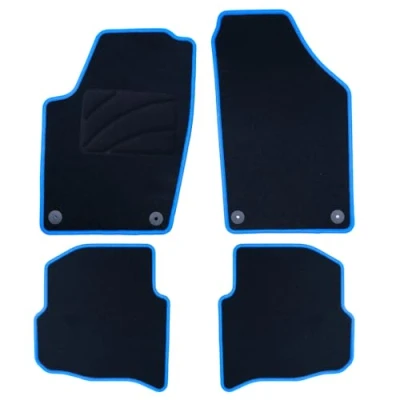 Abbildung von OCC Design Maßgeschneiderter Teppich Polo (2001 2009), 5 Stück, blaue Bordüre