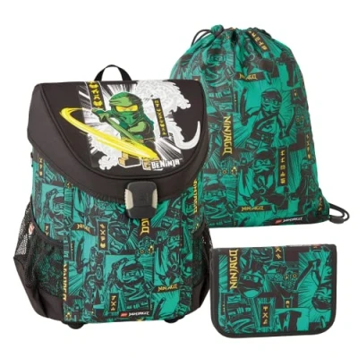 Abbildung von Lego Bags EASY 3 PCS. SET Federmäppchen für Kinder, Größe: One Size, Green