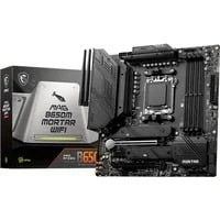 Abbildung von MSI MAG B650M Mortar WiFi Mainboard, Micro ATX Unterstützt AMD Ryzen 7000 Serie Prozessoren, AM5 12 Duet Rail 80A VRM, DDR5 Memory Boost 6400+MHz/OC, 2 X PCIe 4.0 X16, M.2 Gen4, Wi Fi 6E