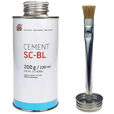 Abbildung von Rema Tip Top Special Cement SC BL Reifenreparatur 200g Dose mit Pinsel Kleber