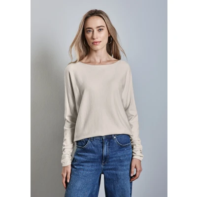 Abbildung von Street One Dolman Strickpullover, Damen, Größe: 36, Weiß