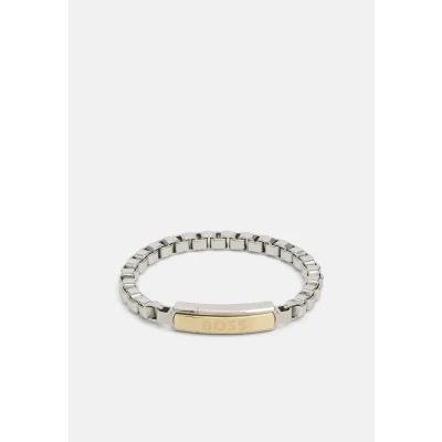 Abbildung von BOSS Devon Armband silvercoloured/goldcoloured, Herren, Größe: One Size, Silver coloured/gold coloured