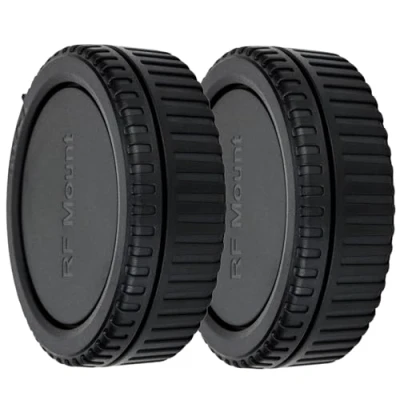 Abbildung von (2 Stück) JJC Gehäusedeckel + Objektivdeckel (hinten) für Canon RF Kameras EOS R Ra RP R1 R3 R5II R5 R5c R6 R6II R7 R8 R10 R50 R100 usw. und Mount Objektiv