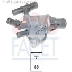 Abbildung von FACET 7.8585 Kühlwasserthermostat 88 Made in Italy OE Equivalent mit Dichtung FIAT: Doblo I Cargo, Kombi