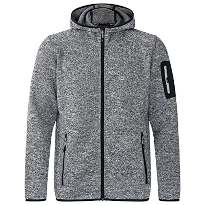 Abbildung von CMP, Man Jacket Fix Hood, Man, Ice Titanio Nero, 58