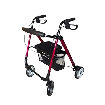 Abbildung von Antar AT51112R Ultraleichter Rollator, rot, 6400 g