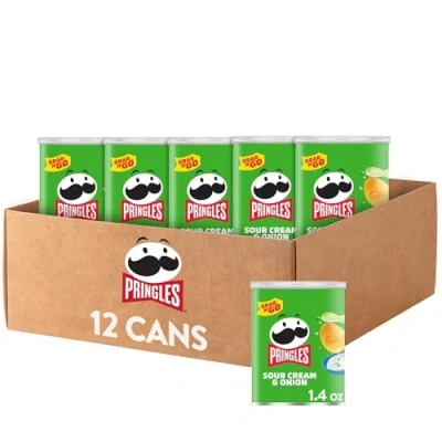 Abbildung von Pringles Sour Cream and Onion Small Stacks, 1.41 Ounce (Pack of 12)