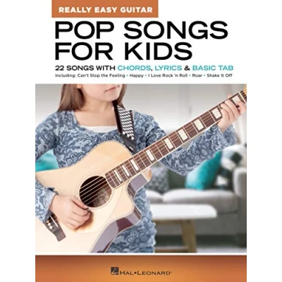 Abbildung von Pop Songs for Kids Really Easy Guitar Series: 22 with Chords, Lyrics &amp; Basic Tab