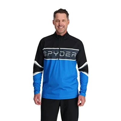 Abbildung von Spyder Premier Tneck Langarmshirt, Herren, Größe: Medium, Blau