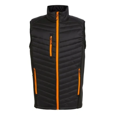 Abbildung von Regatta Herren Men&#039;s Navigate Hybrid Isolierte Bodywarmer, schwarz/orange, XXL