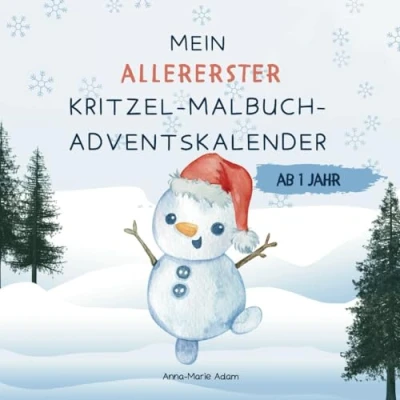 Abbildung von Mein allererster Kritzel Adventskalender: Ein Malbuch Adventskalender für Kleinkinder ab 1 Jahr