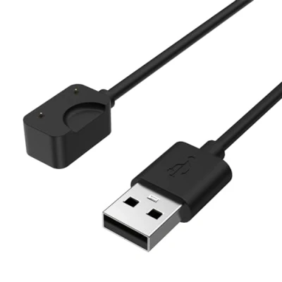 Abbildung von MoKo Ladegerät Kompatibel mit Samsung Galaxy Fit 3, Magnetisches Ladestation 1M USB Ladekabel Kabel, Schwarz