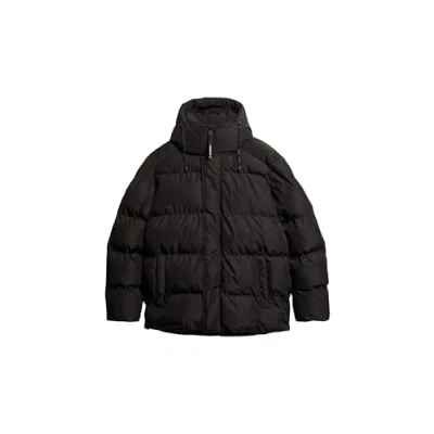Abbildung von Superdry FIVE Baffle Sports Winterjacke, Herren, Größe: Large, Schwarz