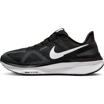 Abbildung von Nike Performance AIR ZOOM Structure 25 Laufschuh Stabilität, Damen, Größe: 43, Black/white/dark smoke grey Schuhe