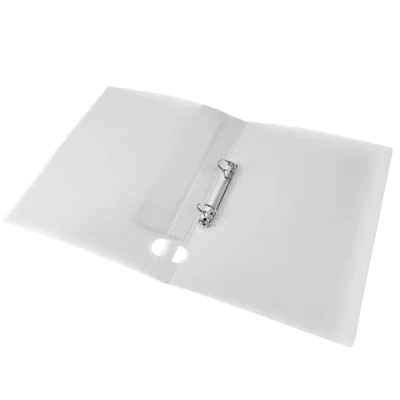 Abbildung von Q Connect KF02487 Ringbuch A4, 2 Ring, Dürchmesser 25 mm, klar