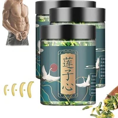 Abbildung von Lotus Samen Kern Tee für Männer,Getrocknete Tee,Men&#039;s Conditioning Tea, Leber und Nierenpflege Essentials Pure Chinese Herbal Tea. (3pcs)