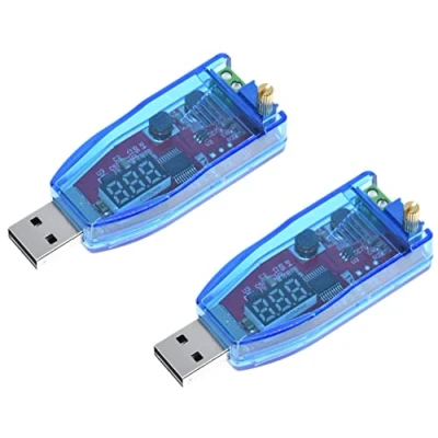 Abbildung von TECNOIOT 2pcs LED DC 5V bis 1 24V Potentiometer USB Step Up Down Buck Boost Converter