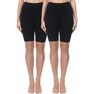 Abbildung von Merry Style Leggings 2 Pack Damen Kurze aus Baumwolle MS10 200 (2 tlg) elastischer Bund