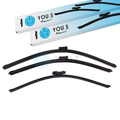 Abbildung von YOU.S SCHEIBENWISCHER SET VORNE + HINTEN 600 520 400 mm (3 Stück)