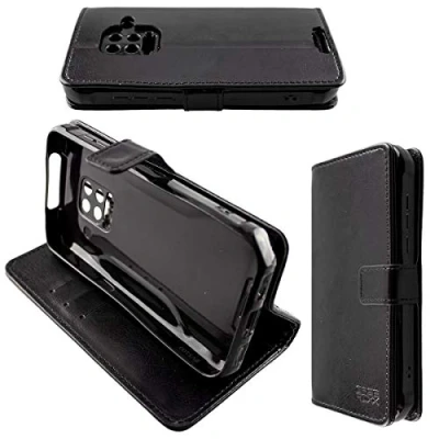 Abbildung von caseroxx Handy Hülle Tasche kompatibel mit Blackview BV5100 / Pro Bookstyle Case Wallet in schwarz