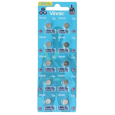 Abbildung von VINNIC 10er Set AG 4 Batterie, LR66, L626F, V376, V377 Knopfzelle LR626 Batt