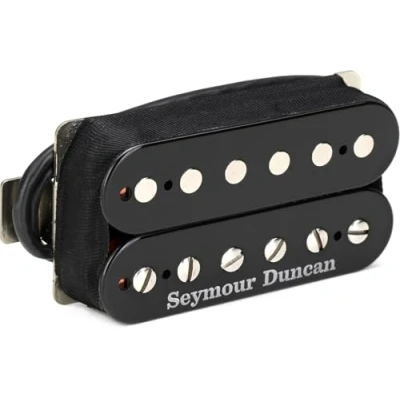 Abbildung von Seymour Duncan SH 6B Humbucker Verzerrungstonabnehmer für E Gitarre Schwarz