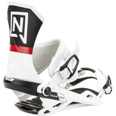 Abbildung von Nitro Kunststoff Team Pro &#039;24 Snowboardbindung, White, M