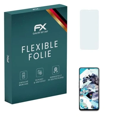 Abbildung von atFoliX Schutzfolie kompatibel mit Cubot X50 Folie, ultraklare und flexible FX Displayschutzfolie (3X)