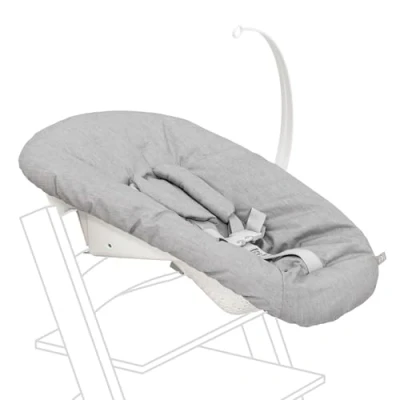 Abbildung von Tripp Trapp Newborn Set, Grey Verwandle den Stuhl in einen Babysitz für Neugeborene bis zu 9 kg Gemütlich, sicher &amp; einfach verwenden Kompatibel mit Modellen nach Mai 2003