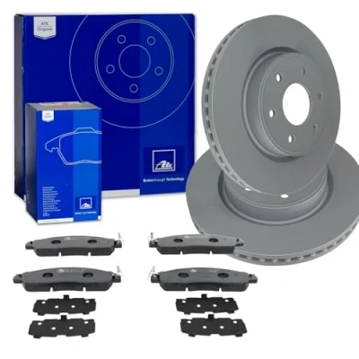 Abbildung von Generic ATE Bremsscheiben 296mm + Beläge vorne passend für Nissan Navara Renault Alaskan
