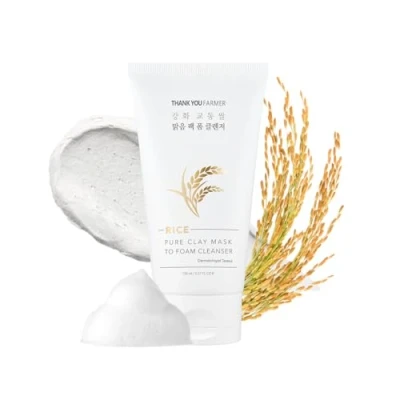 Abbildung von Thank You Farmer RICE PURE CLAY MASK TO FOAM Cleanser Gesichtsreinigung, Größe: 150 ml,