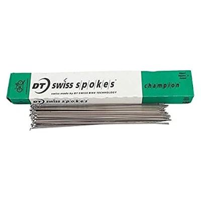 Abbildung von DT SWISS Speichen Champion M 2X280Mm Karton 100 Stück Silber Nirosta Ohne Nippel