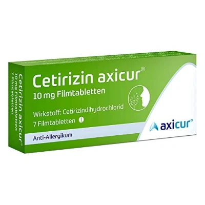 Abbildung von Cetirizin axicur 10 mg 7 St