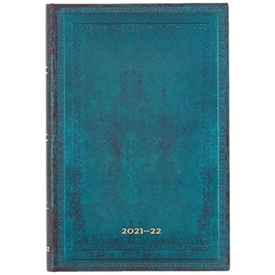 Abbildung von Paperblanks 18 Monatskalender 2021 2022, Calypso einfach, horizontal, Mini (95 x 140 mm)