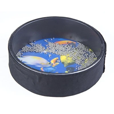 Abbildung von FAME Trommel,10&quot; Ocean Drum Vielseitige Ritual Percussion Holz Kunststofffell Entspannende Meeresklänge Ideal Handtrommel oder Shaker Custom Farbe&quot;, Percussion, Drum, Meeresklänge,