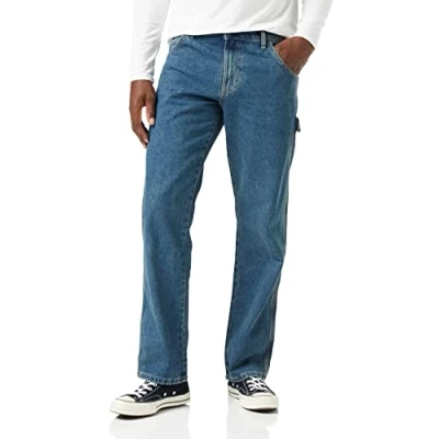 Abbildung von Dickies, Herren, Dickies Denim Utility Jeans in Stone Washed Optik, legere Passform, TINTHERITAGE, 34W / 30L