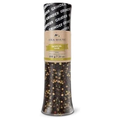 Abbildung von Silk Route Spice Company Riesenmühle Tropischer Pfeffer 205 g