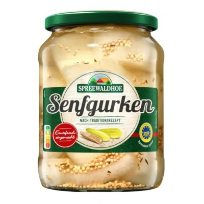 Abbildung von 6x Senfgurken aus dem Spreewald 720ml (Marke: Spreewaldhof) (4,32 l)
