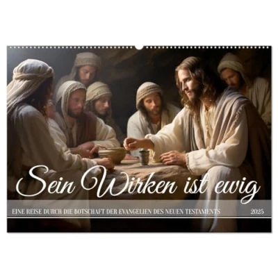 Abbildung von Sein Wirken ist ewig (Wandkalender 2025 DIN A2 quer), CALVENDO Monatskalender