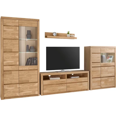 Abbildung von Home affaire Wohnwand &quot;Silkeborg&quot;, (Set, 4 St.), teilmassives Holz