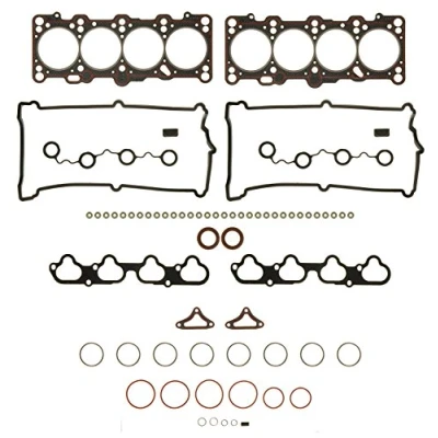 Abbildung von AJUSA 52145200 Dichtungssatz, Zylinderkopf mit Zylinderkopfdichtung, Ventilschaftabdichtung FIBERMAX AUDI: V8, A8 D2, 100 C4 Limousine