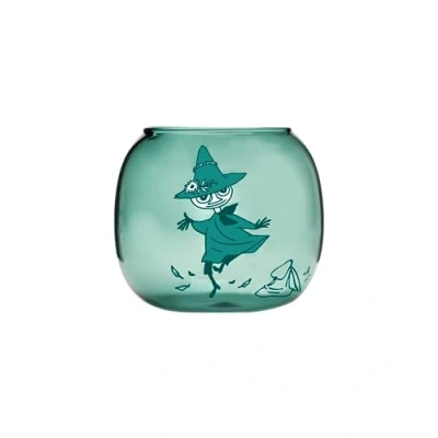 Abbildung von Muurla Tealight Holder Snufkin, Green, Ø 11 cm, h 9,5 cm