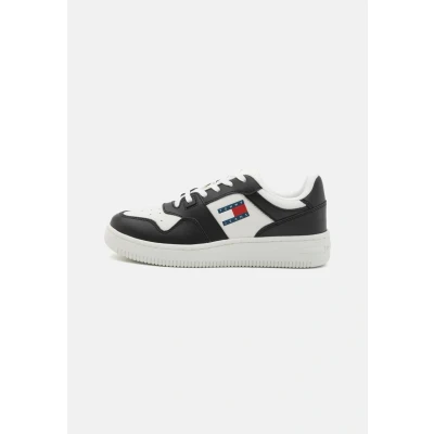 Abbildung von Tommy Jeans NEW Retro Basket Sneaker low, Damen, Größe: 35, Black Schuhe